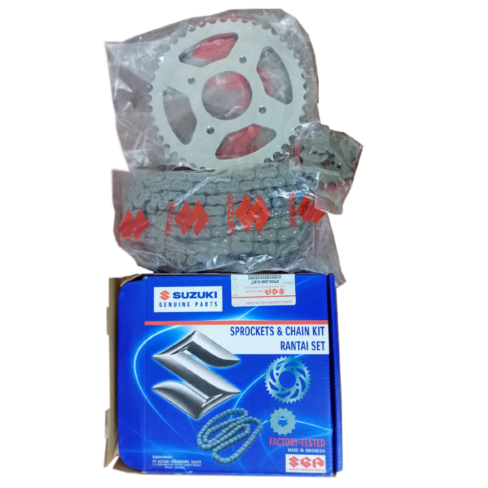 Suzuki Gixxer Hayate Chain Sprocket set chain kit Orginal indian